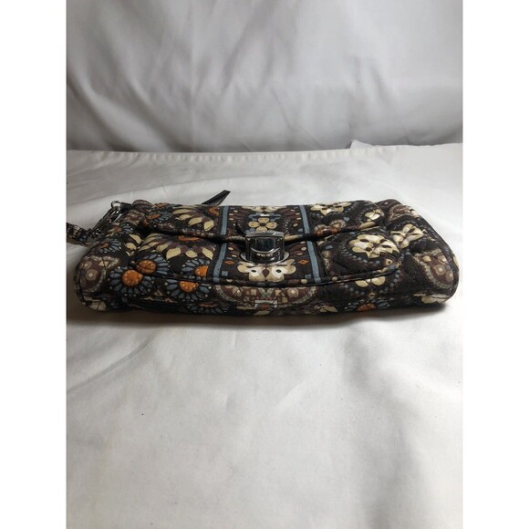 Vera Bradley Organizer Travel Wallet Brown Floral “9”x”5” - Picture 3 of 8